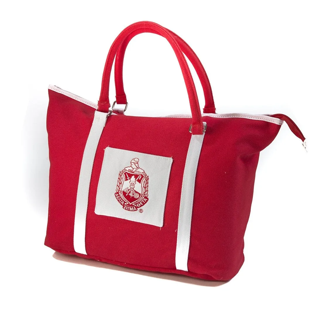 Delta Sigma Theta Sorority Canvas Tote Bag