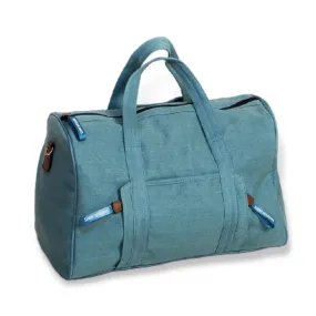 Denim Canvas Duffle Bag