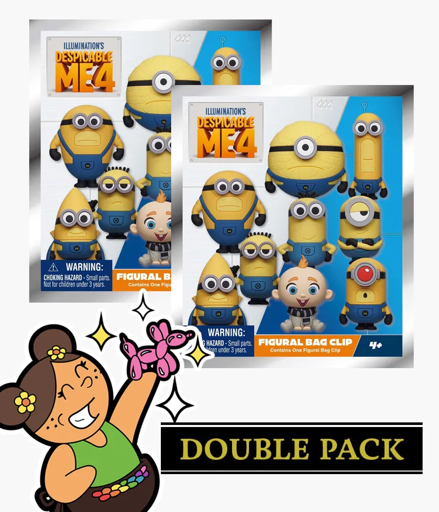 Despicable Me 4 - 3D Foam Bag Clip
