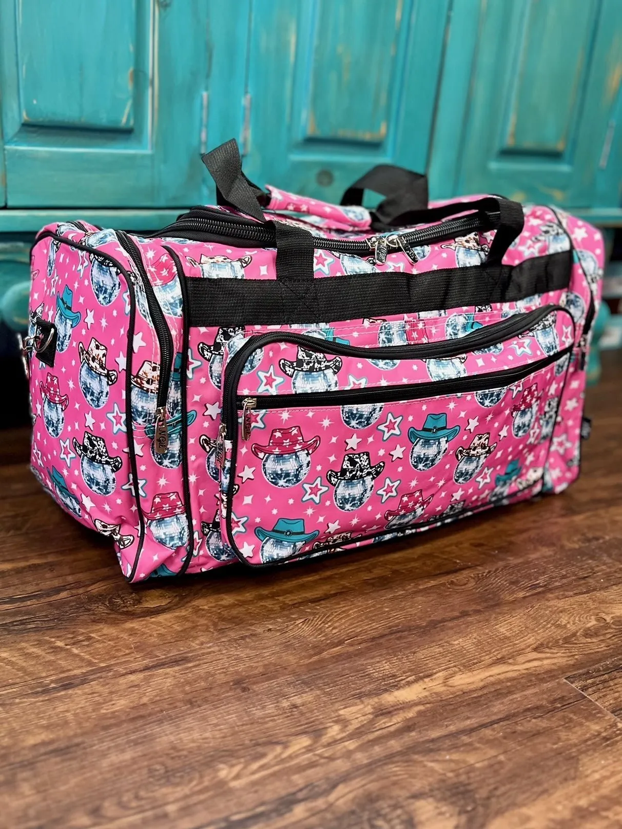 Disco Cowgirl Large Duffle Bag