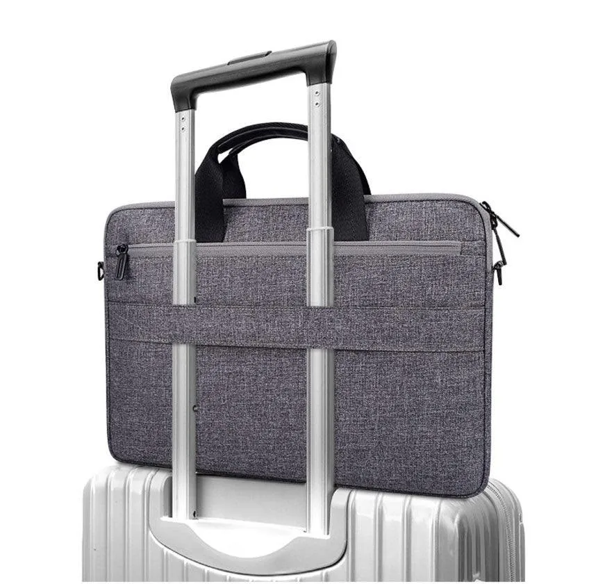 Easy Style Portable Business Laptop Bag-Grey