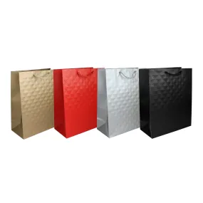 Embossed Gift Bag - Set of 4