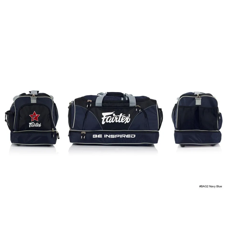 Fairtex BAG2 Navy Blue Heavy Duty Gym Bag