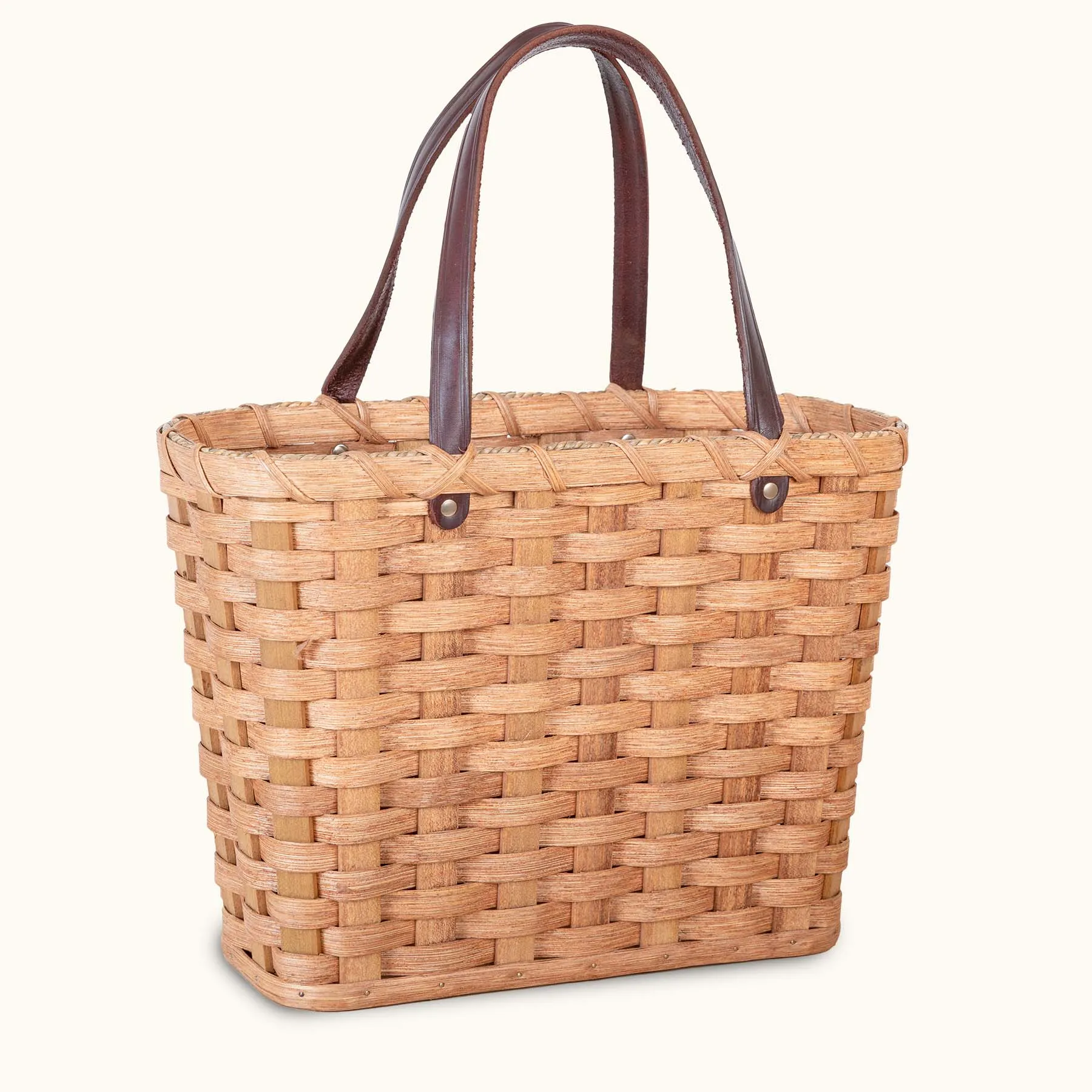 Farmers’ Market Shopping Bag | Amish Wicker Produce Carrier