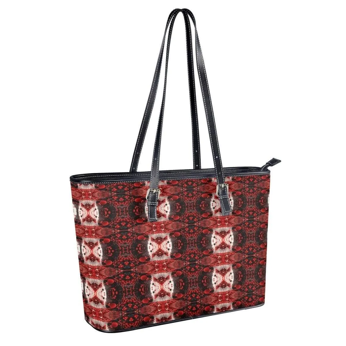 Fashion Red, Black and White Tote Bag