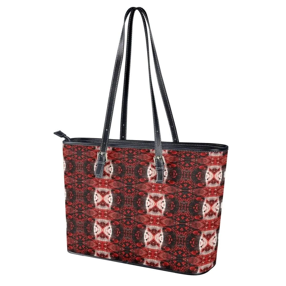 Fashion Red, Black and White Tote Bag