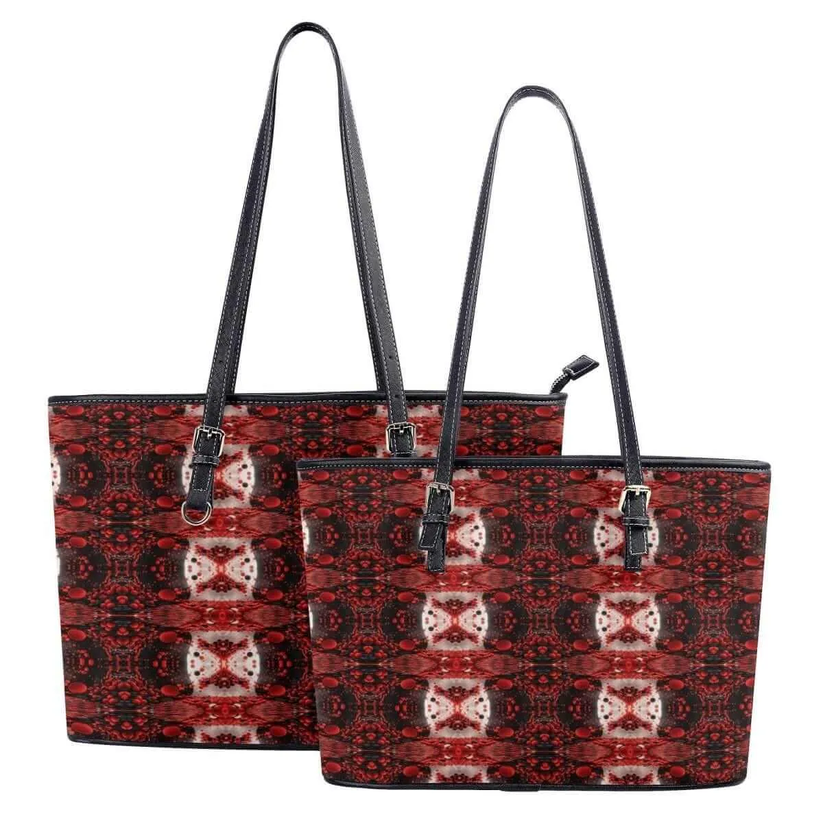 Fashion Red, Black and White Tote Bag