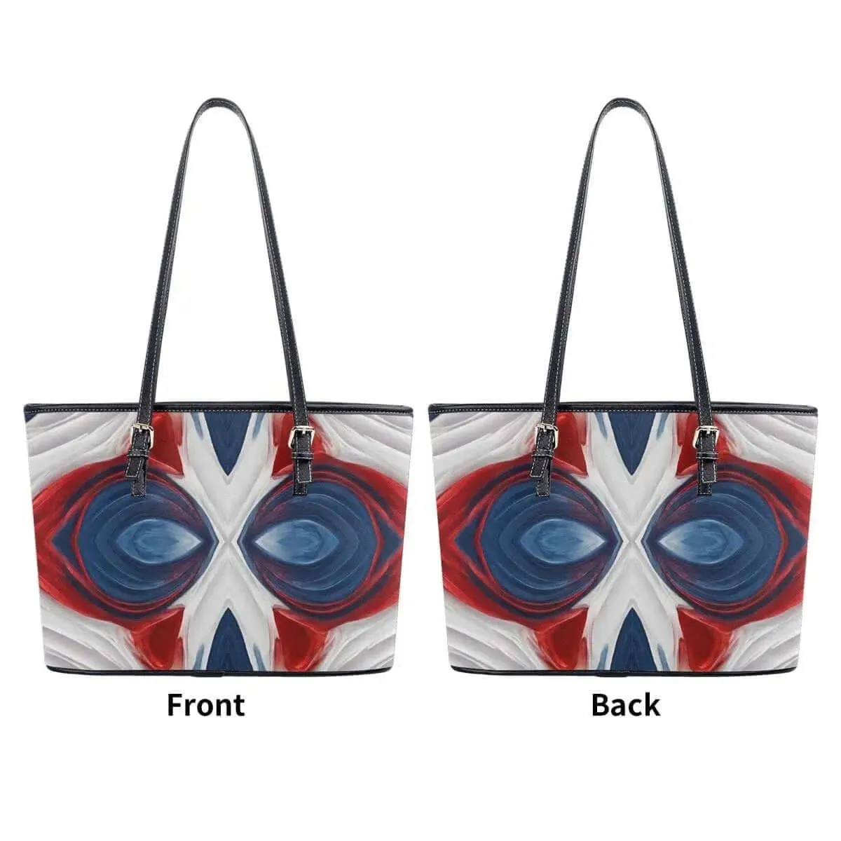 Fashion Red, White, and Blue Patriotic Tote Bag