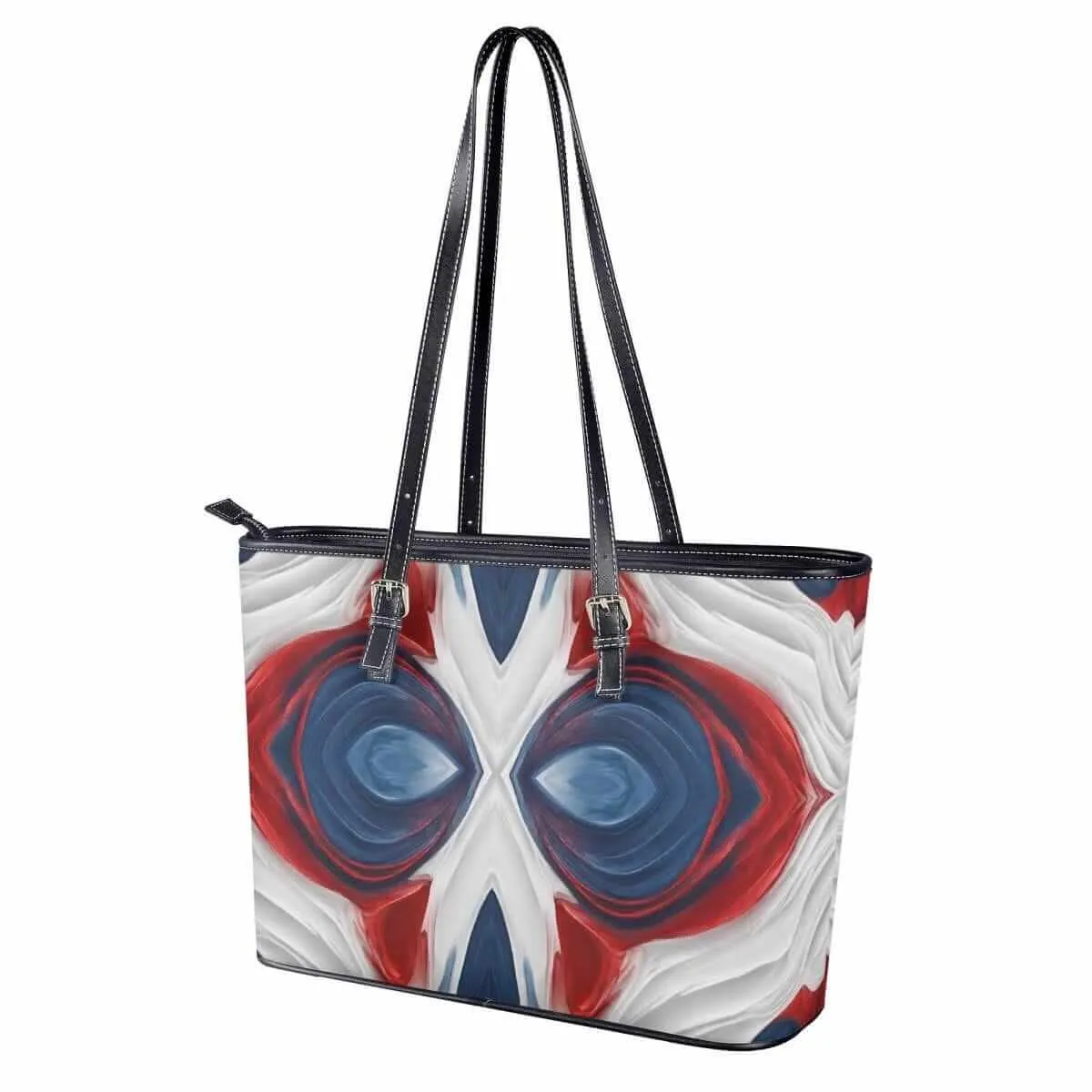 Fashion Red, White, and Blue Patriotic Tote Bag