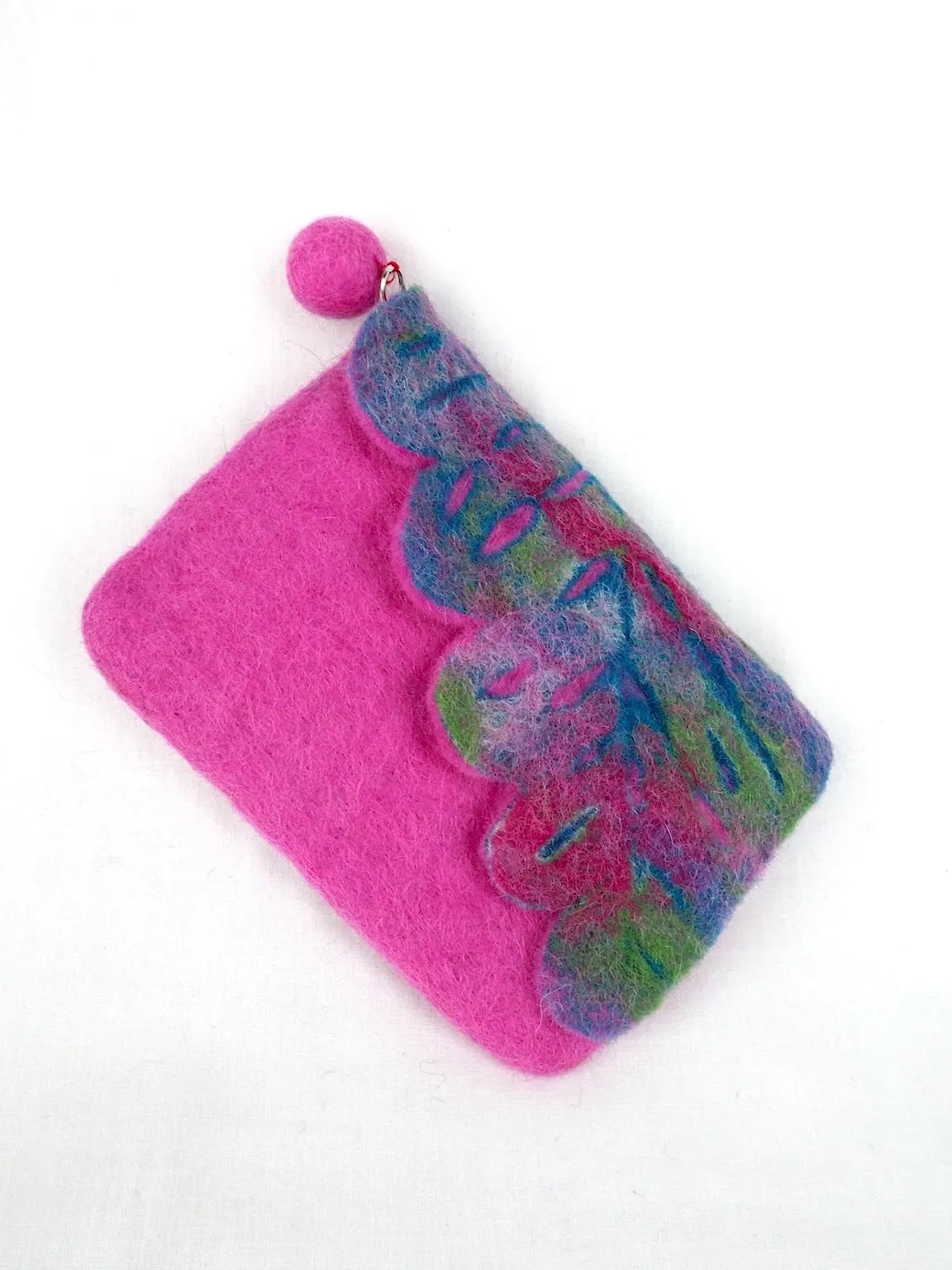 Felt Purse Hot Pink