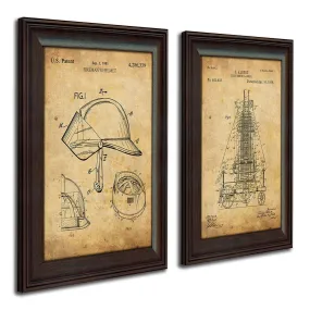 Firefighter - Patent Art Set