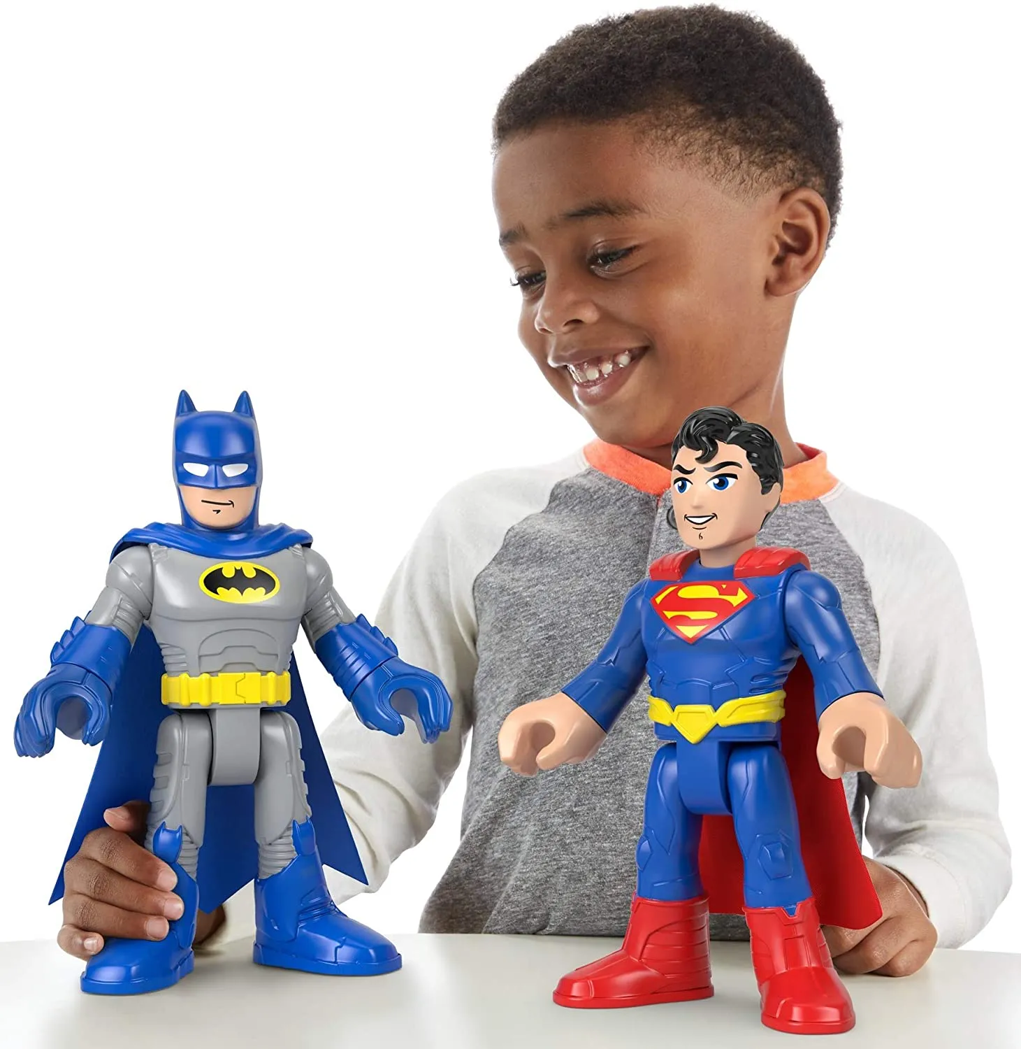 Fisher-Price Imaginext DC Super Friends XL Batman & Superman 2-Pack