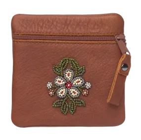 Floret Beaded Coin Purse