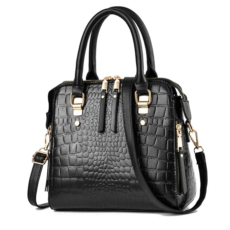 Funki Buys | Bags | Handbags | Women's Crocodile Pattern Tote