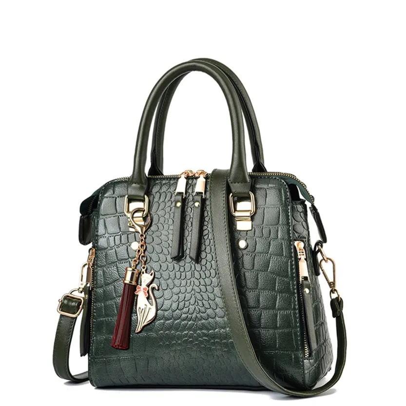 Funki Buys | Bags | Handbags | Women's Crocodile Pattern Tote