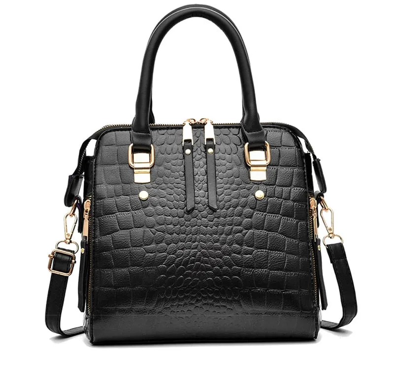 Funki Buys | Bags | Handbags | Women's Crocodile Pattern Tote