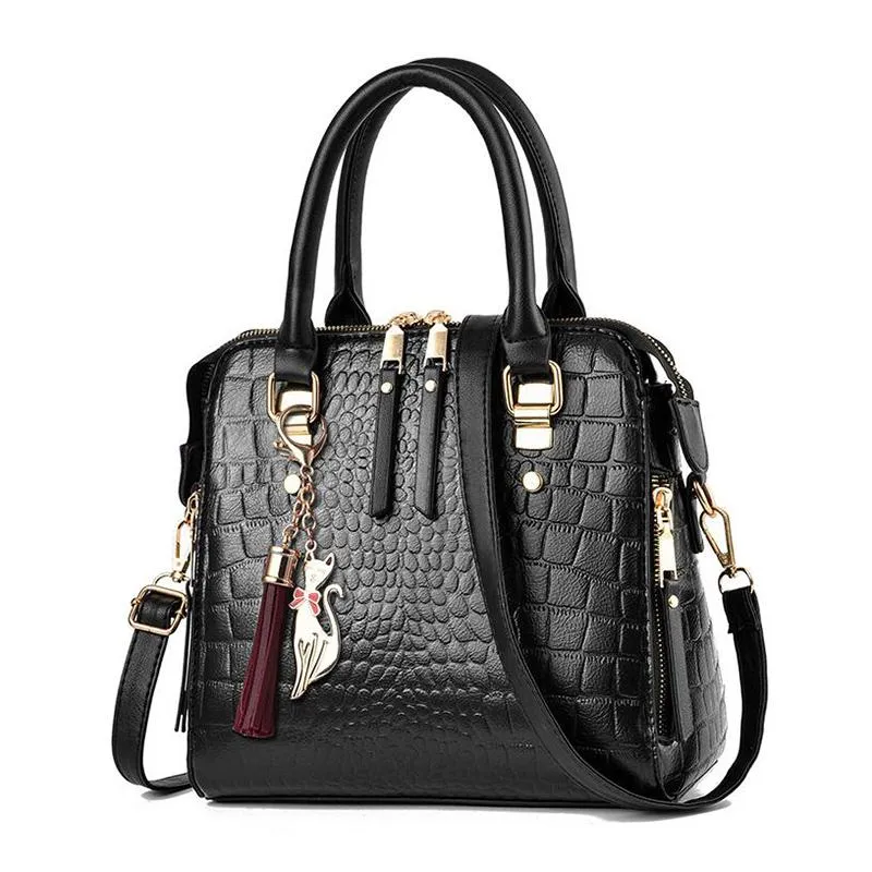 Funki Buys | Bags | Handbags | Women's Crocodile Pattern Tote