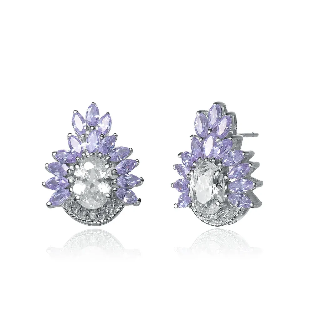 Gabrielle Pale Purple Earrings