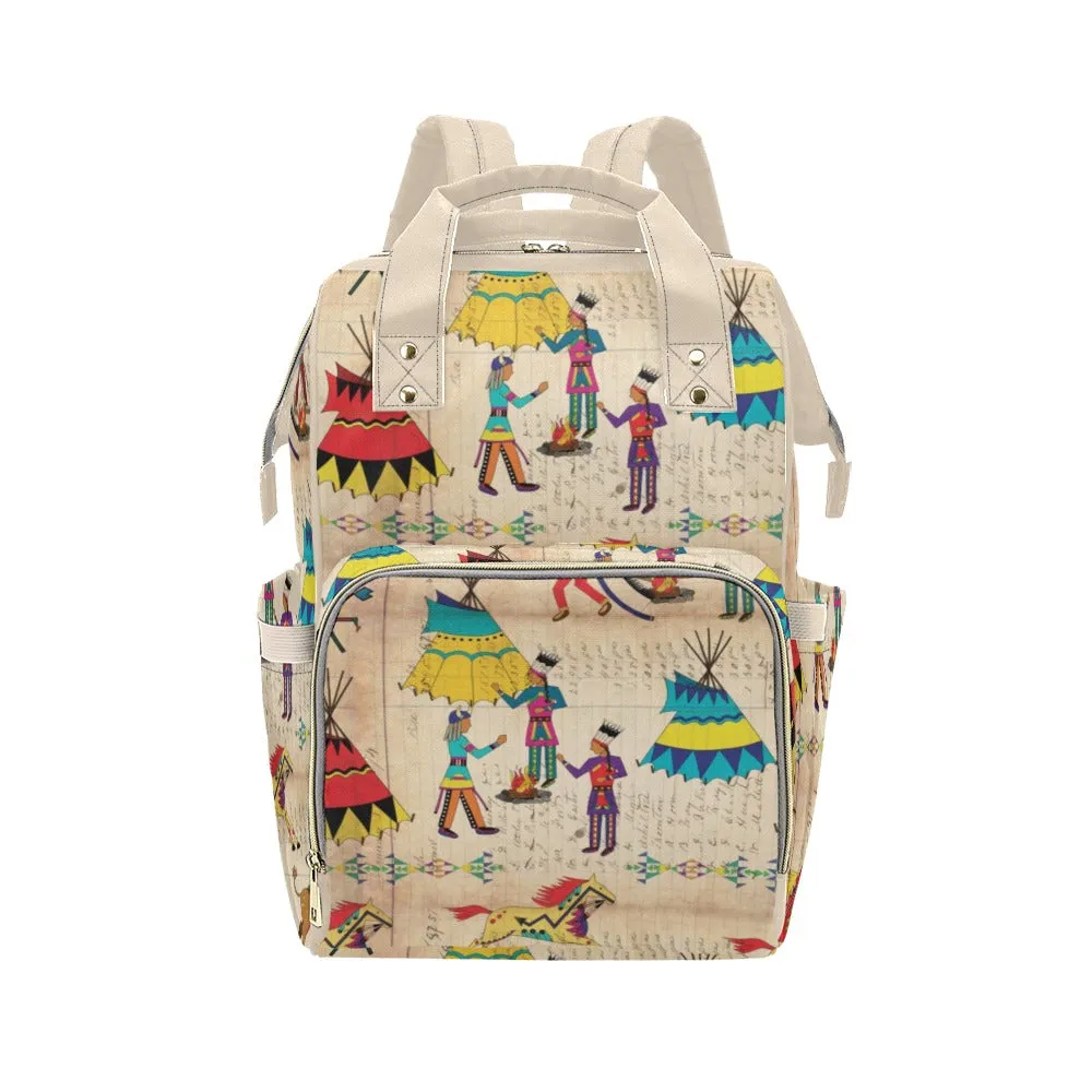 Gathering of the Chiefs Multi-Function Diaper Backpack/Diaper Bag