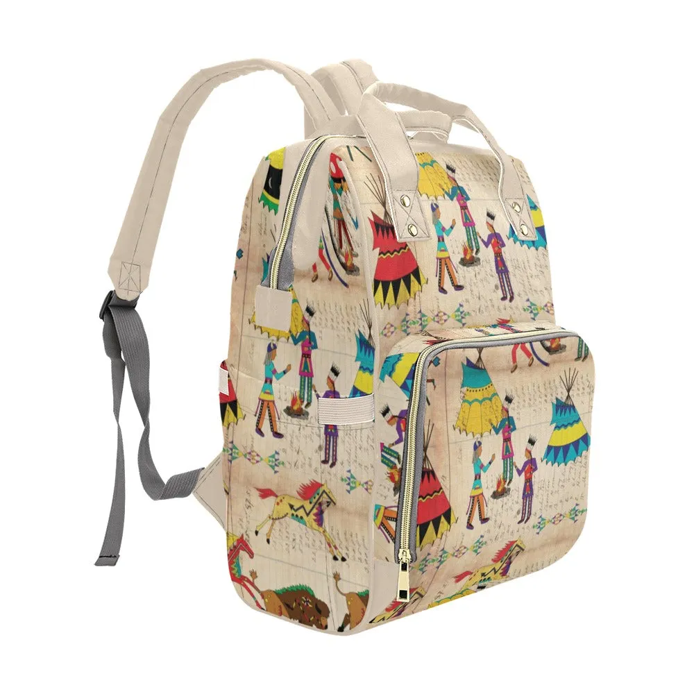 Gathering of the Chiefs Multi-Function Diaper Backpack/Diaper Bag