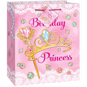 Gift Bag Medium, Pink Princess