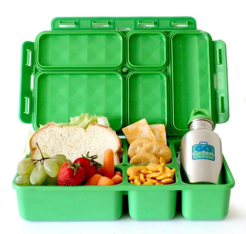 Go Green Lunch Box - Black Stallion with Green Box