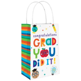 Graduation Fun Paper Kraft Gift Bag, 1 Count