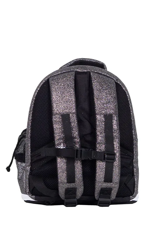 Gunmetal Rebel Baby Dream Bag with White Zipper