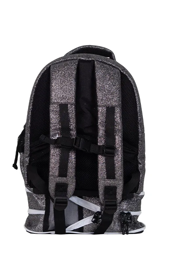 Gunmetal Rebel Baby Dream Bag with White Zipper