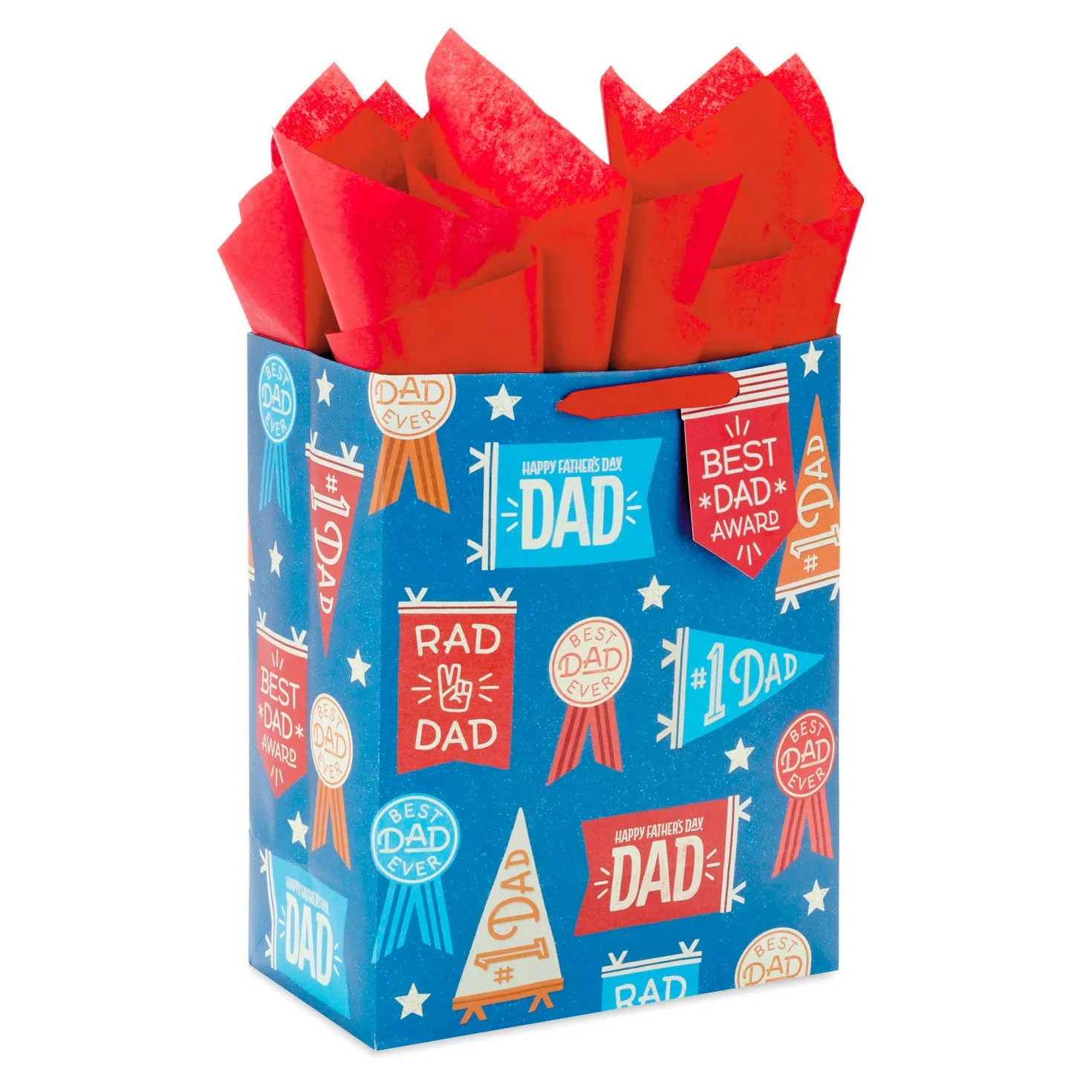 Hallmark 13'' Winning Dad Large Gift Bag With Tissue Paper