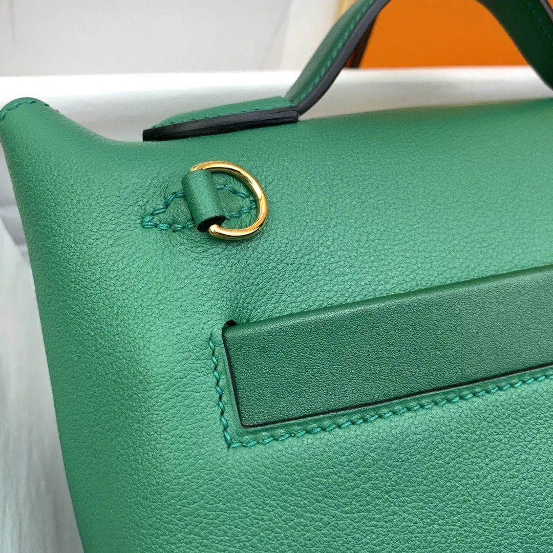 HM 24/24 Mini Evercolor Swift Green For Women, Women’s Handbags, Shoulder Bag 8.2in/21cm