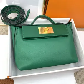 HM 24/24 Mini Evercolor Swift Green For Women, Women’s Handbags, Shoulder Bag 8.2in/21cm