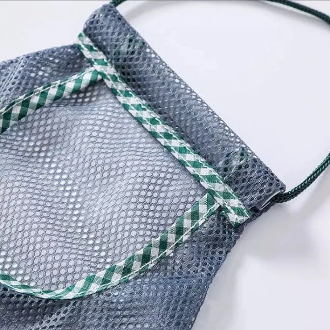 Household Wall Hanging Storage Net Bag, Washable Mesh Grocery Bags, Kitchen Onion Bag, Garlic Storage Basket, Multipurpose Breathable Fruit And Vegetable Bag