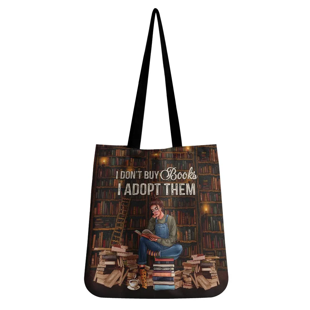 I Don't Buy Books I Adopt Them Book Lovers Gift TBF02