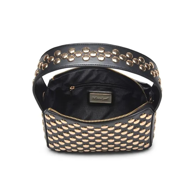 Isabel Studded Crossbody, Black