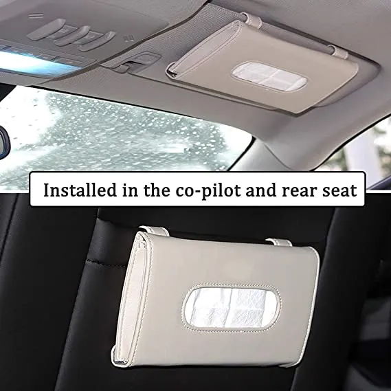 ITEM# 0040   Vehicle Visor Tissue Holder and Mask Holder. Sun Visor Napkin Holder and Mask Dispenser for Vehicles (watch Video)