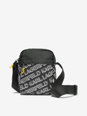 Karl Lagerfeld Kids Logo Pouch Bag in Black