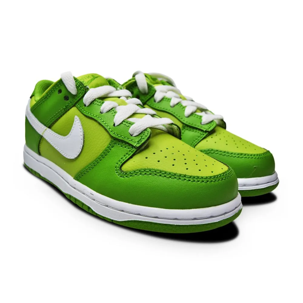 Kids Nike Dunk Low (PS) - DH9756 301 -  Chlorophyll White Vivid Green