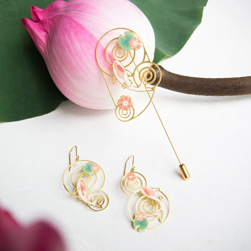 Koi Pond Earrings