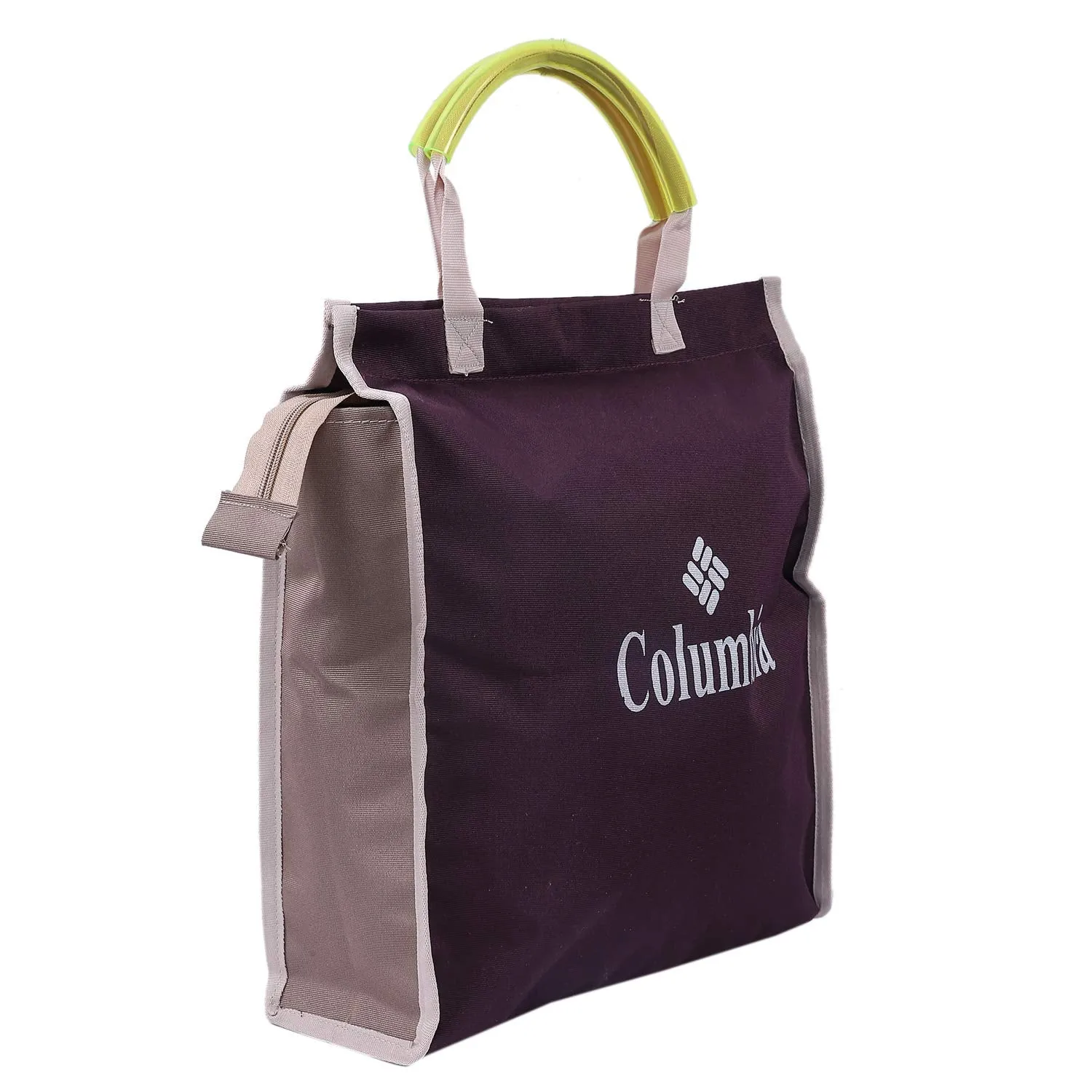 Kuber Industries Rexine 1 Piece Shopping Bag (Brown) -CTKTC6289