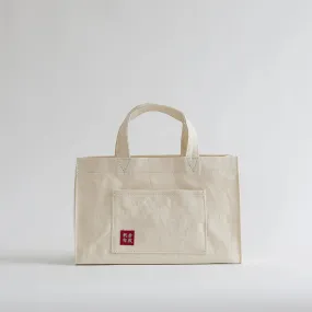 Kurashiki Hampu Canvas Tote Bag - Ecru -