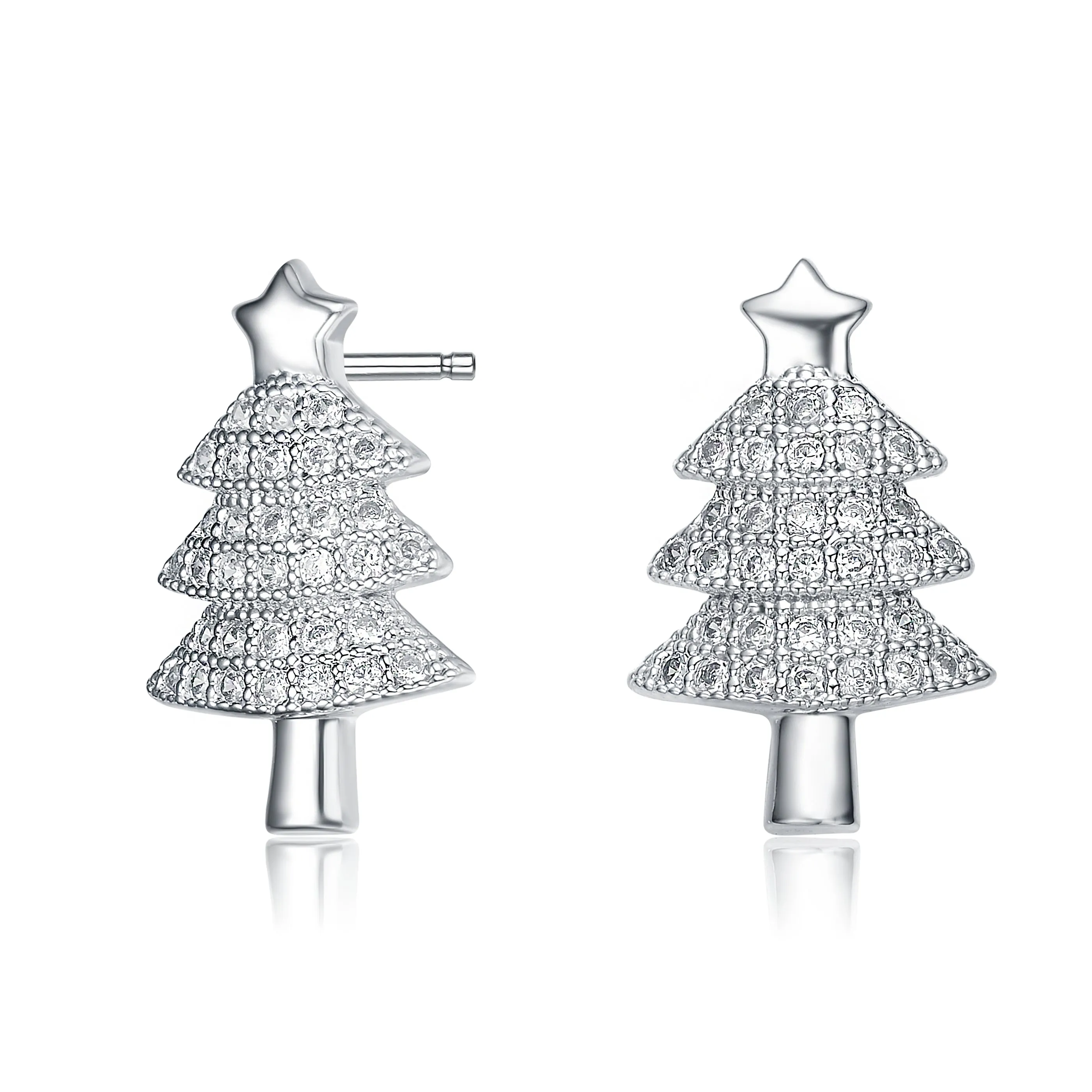 Les Haudères Christmas Tree Earrings