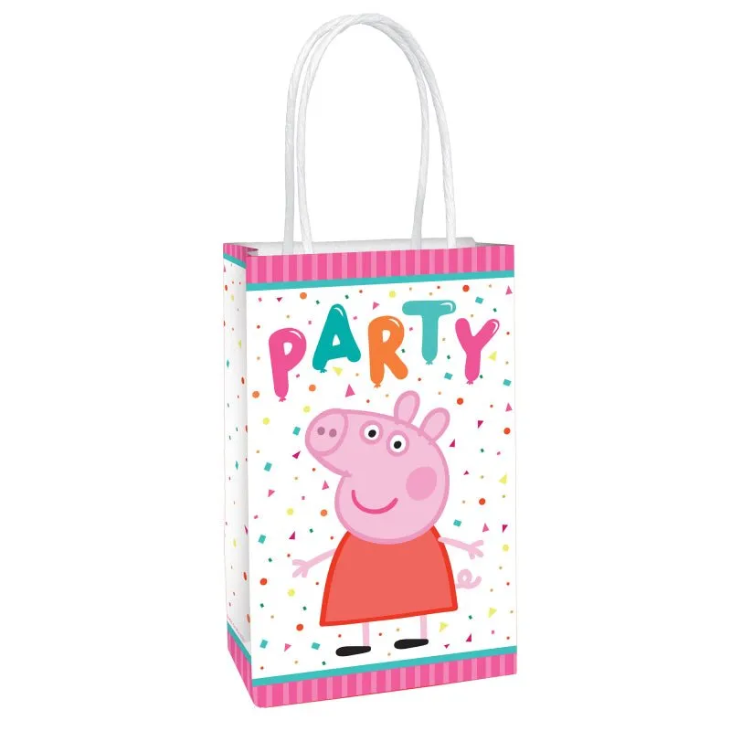 Licensed Peppa Pig Confetti Paper Party Gift Bag