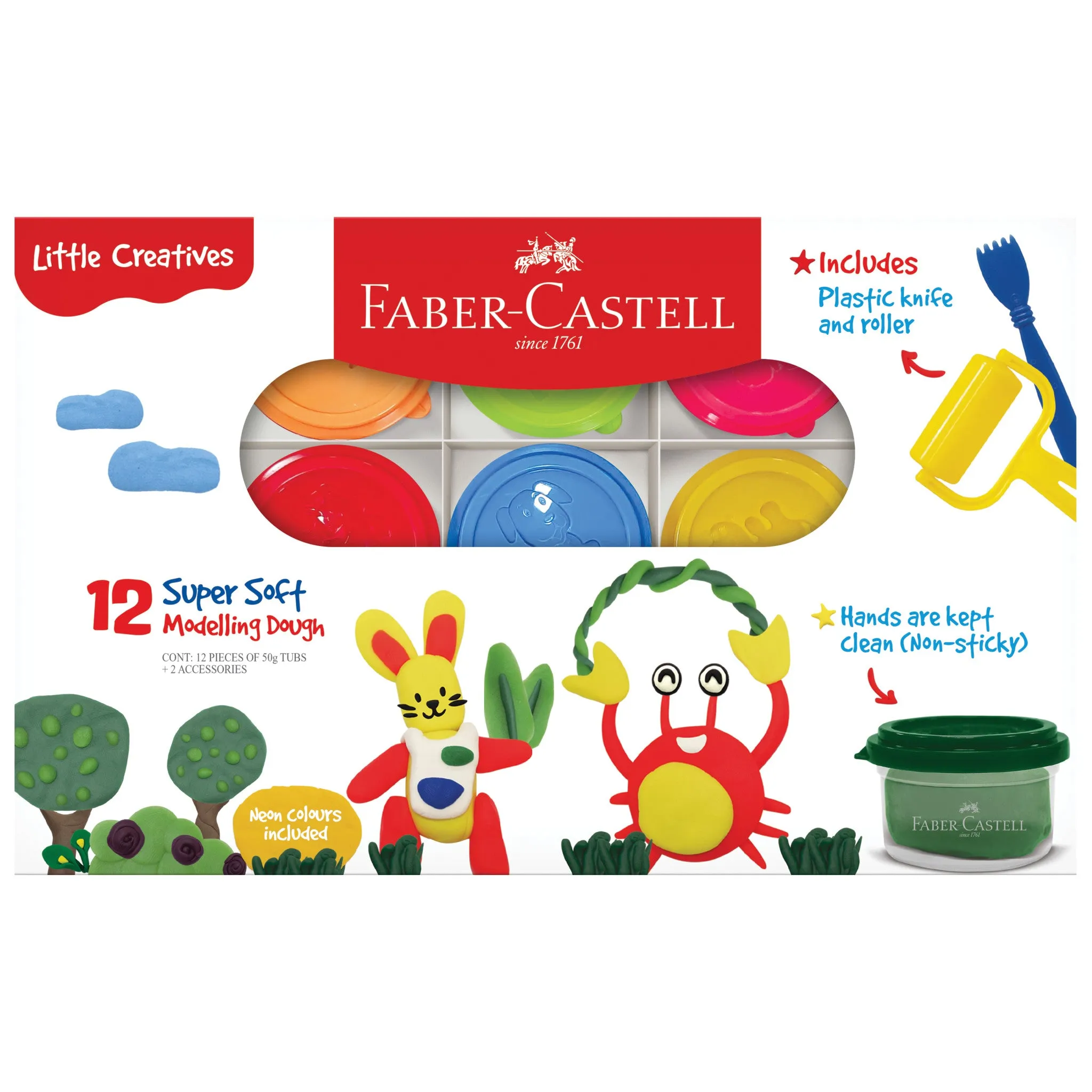 Little Creatives 12 Super Soft Modeling Dough - #370812