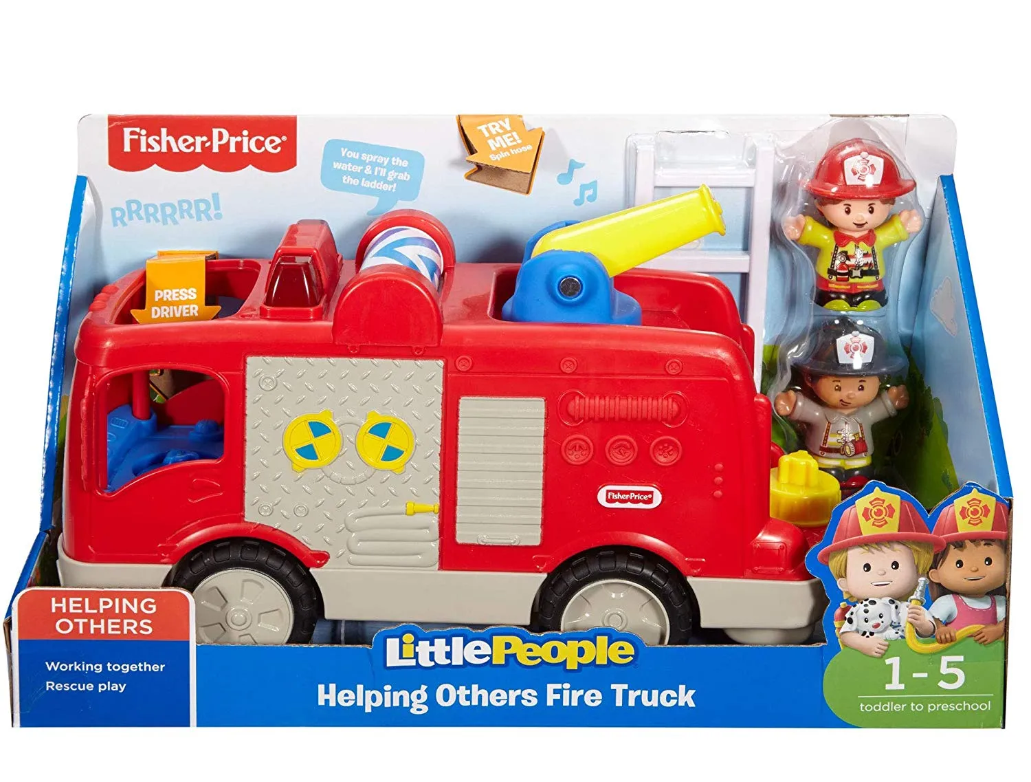 Little People Helping Others Fire Truck with Sounds, Songs & Phrases