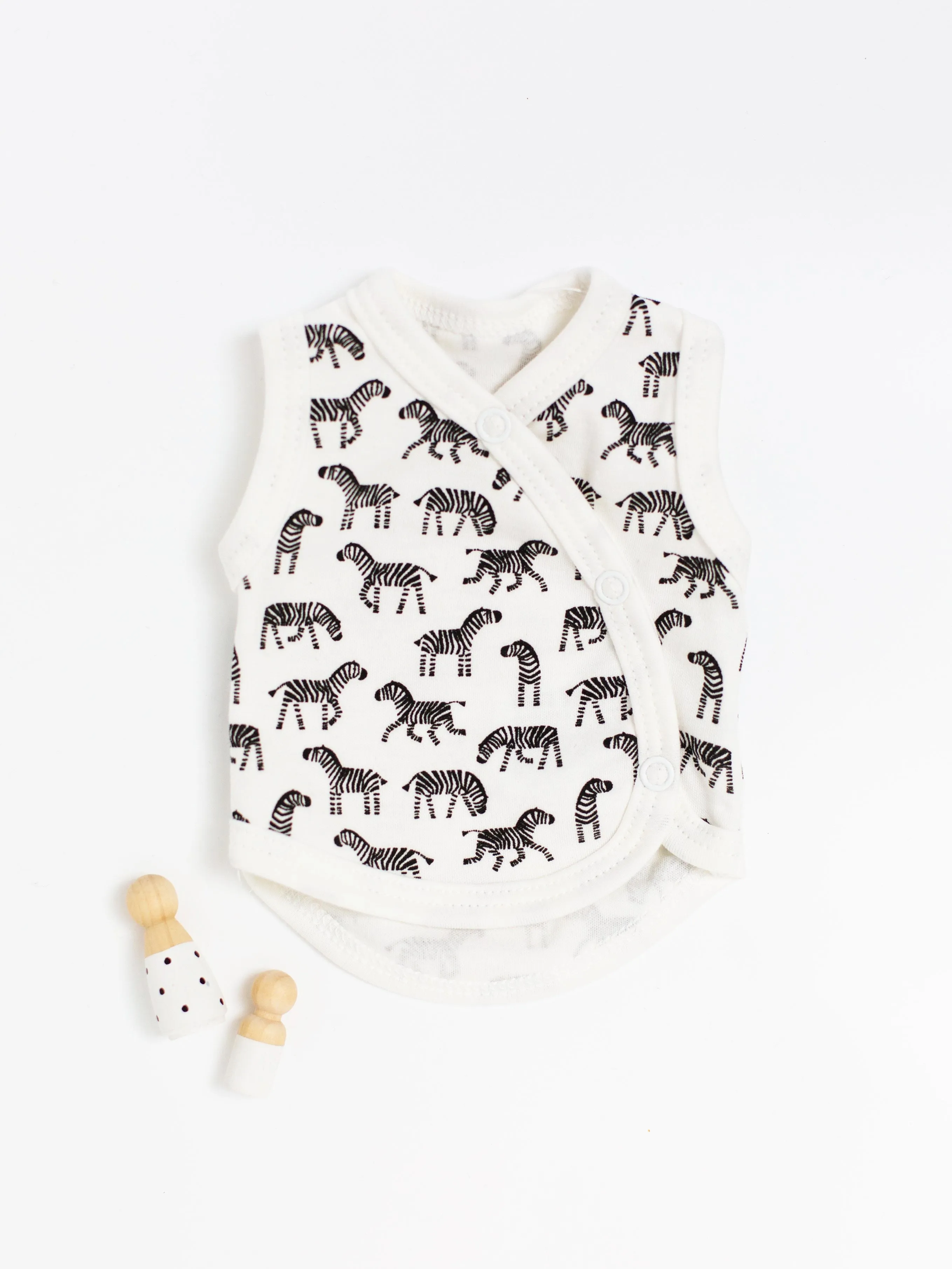 Little Zebras Gift Set - Incubator Vest, Hat & Card