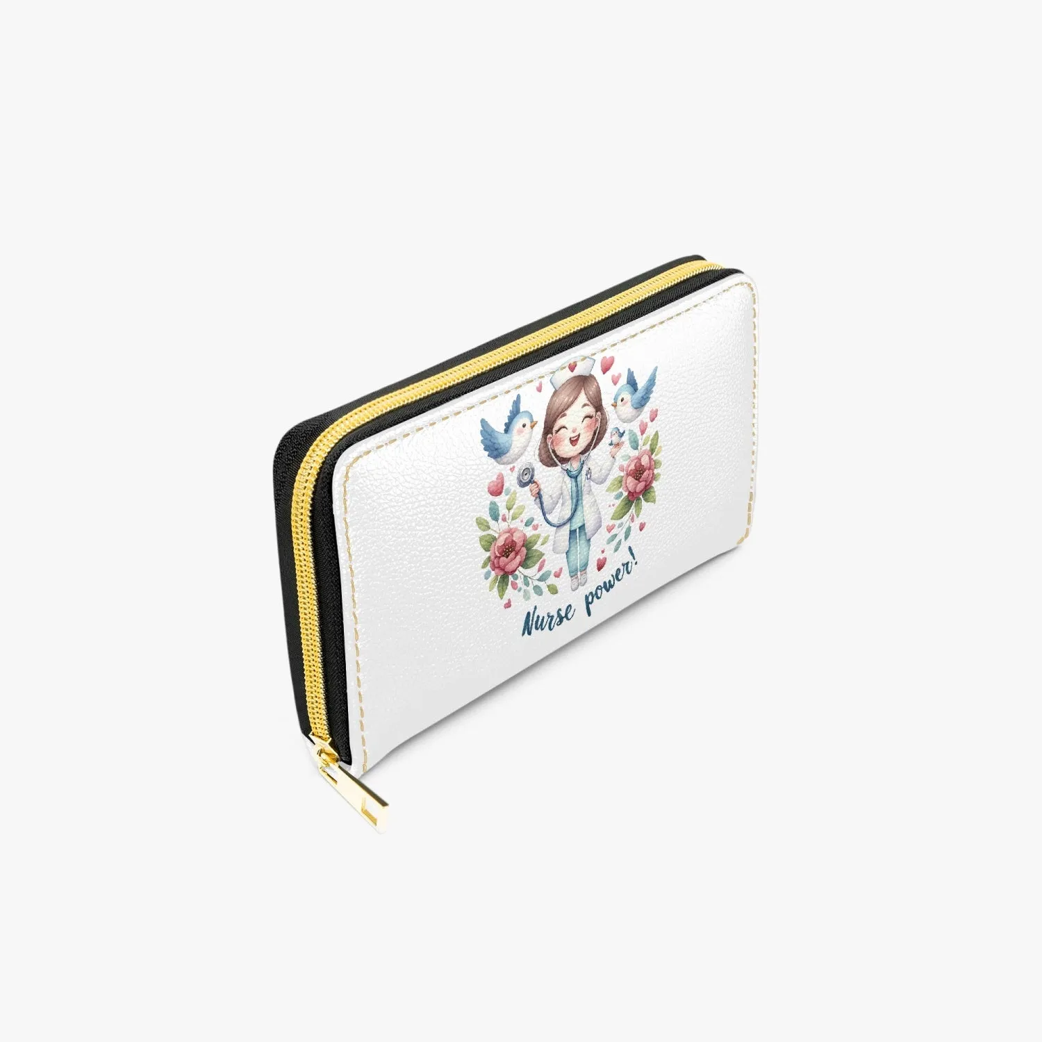 Long Type Zipper Purse - Nurse