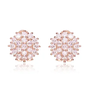 Louise Round Cluster Earrings