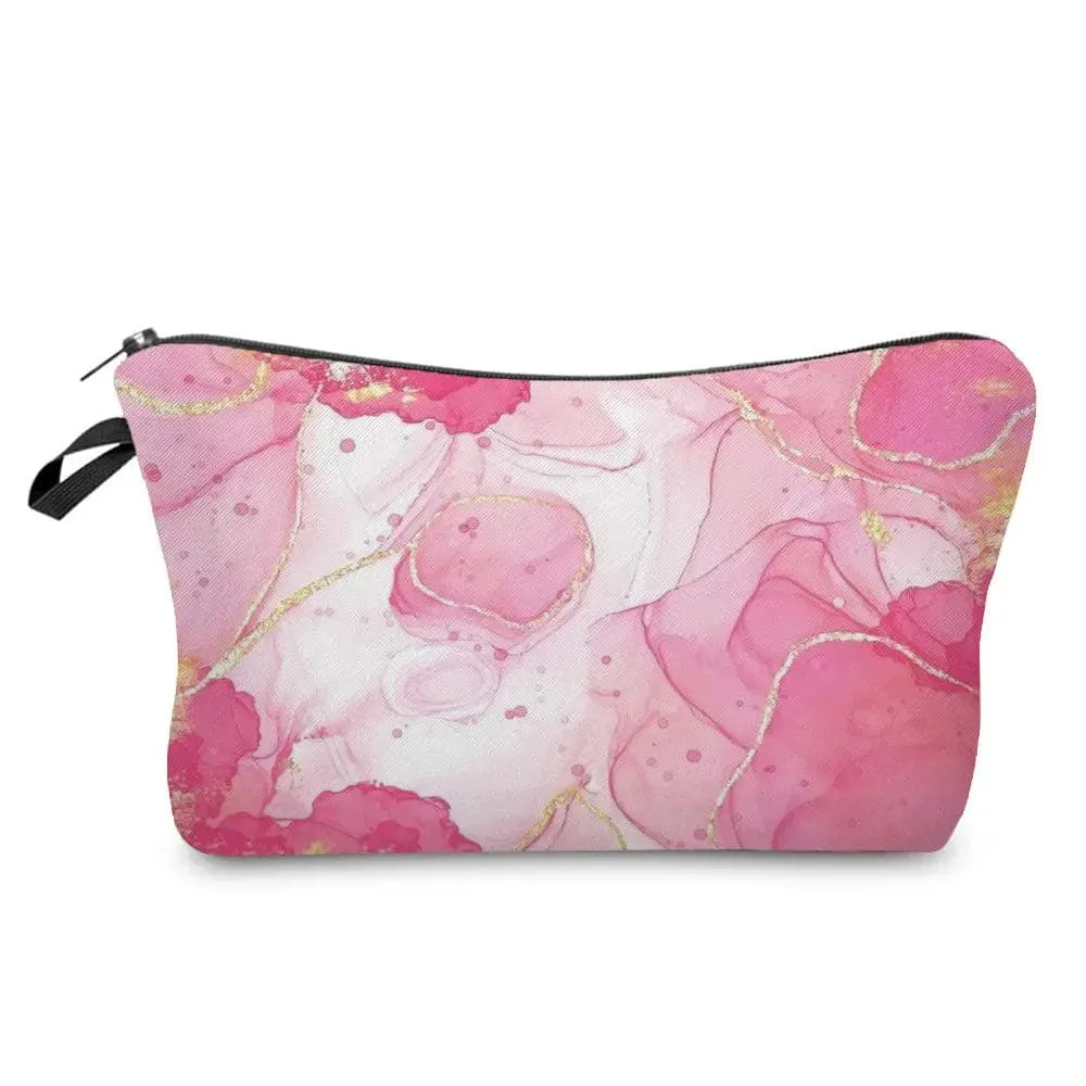 Marble Pattern Abstract Art Makeup Bag Eco-Friendly Cosmetic Organizer