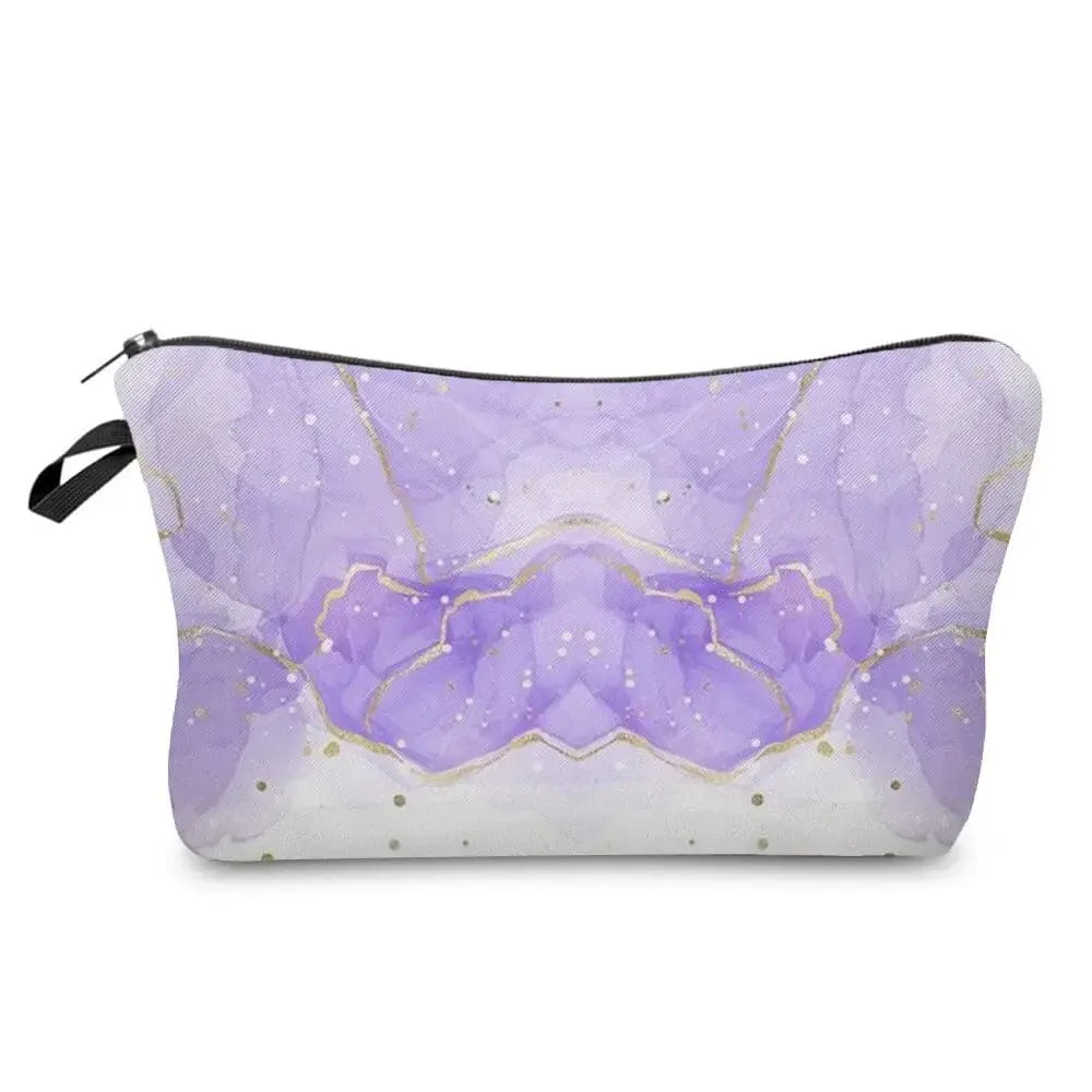 Marble Pattern Abstract Art Makeup Bag Eco-Friendly Cosmetic Organizer